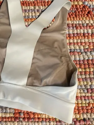 Lululemon Fast Free Bra In Nulux White thumbnail 13