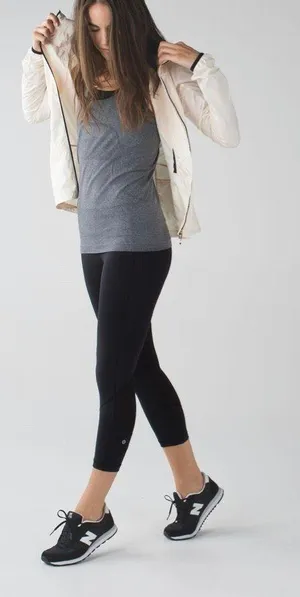 Lululemon Pace Rival Crop *22" in Black thumbnail 1
