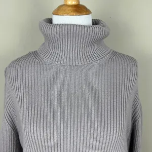 Wilfred Aritzia Sweater Small Cropped Turtleneck Merino Wool‎ Ribbed Pullover S thumbnail 3