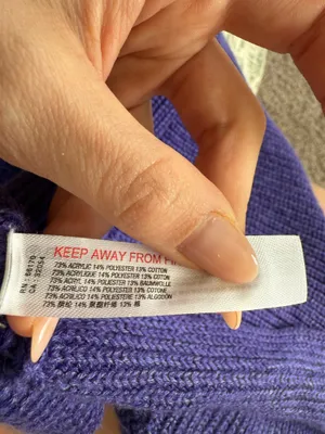 Purple knit free people top thumbnail 5
