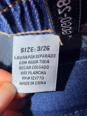Juniors GOGO Skater Blue Cargo Style Jeans - Relaxed Fit thumbnail 4