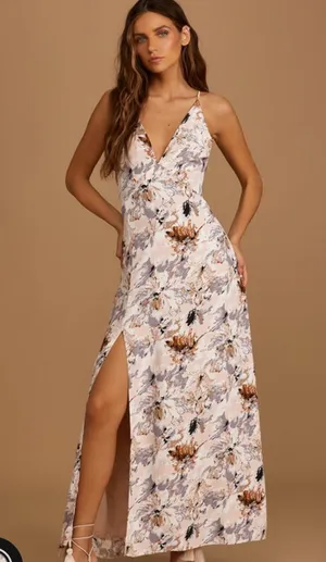 Lulus Floral Dress thumbnail 1