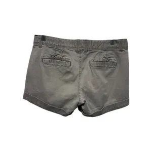 Vtg Old Navy Y2K Tan Brown‎ Cuffed Low Rise Chino Mini Shorts Women Sz 6 Preppy thumbnail 2