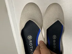 Rothy'S The Flat Round Toe Cream Ballet Flats Shoes Women'S 7.5 thumbnail 3