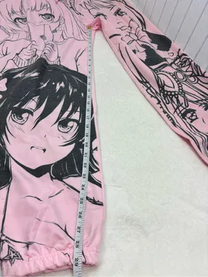 NGOrder Manga Anime Pink Jogger Sweatpants Size 12 thumbnail 13