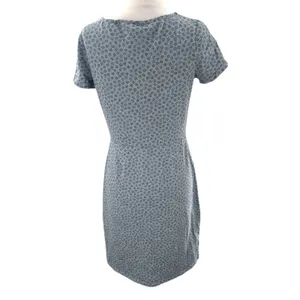 Boden‎ Pheobe Dress in Blue Grey Ditsy Floral Print Size 4 thumbnail 4