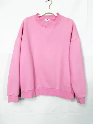 Yllw The Label I Told My Mom About You Oversized Sweatshirt Pink thumbnail 4