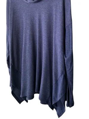 Cuddle Duds Soft Thermal Stretch Draped Cowl Neck Hanky Hem Sweater -Size XL thumbnail 5