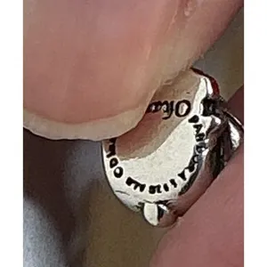 Pandora Disney Stitch Santa Christmas Charm Sterling Silver Red Enamel Ohana thumbnail 6