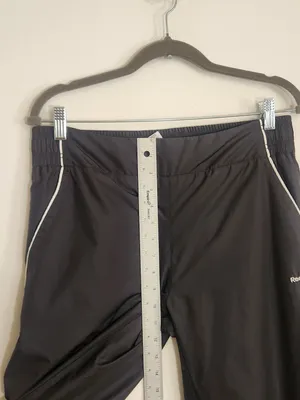 Reebok Womens Dark Gray Pull-On Track Pants Size Medium thumbnail 8