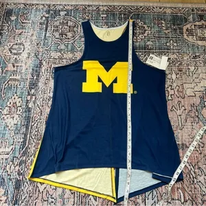 FOCO USA Michigan Wolverines Womens Tie-Breaker Sleeveless Top NWT Size Medium thumbnail 12