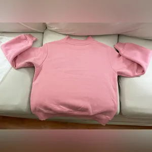 PARKE NWT Valentine’s Special Edition Jean Heart Varsity Fleece Mockneck Blush S thumbnail 8