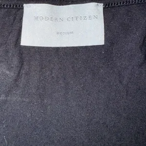 Modern Citizen Scoop Neck‎ Top Women Medium Black Excellent Long Sleeve MC21T212 thumbnail 2