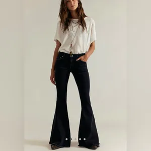 We‎ The Free Emre Flare Jeans in black size 26 NWT thumbnail 3