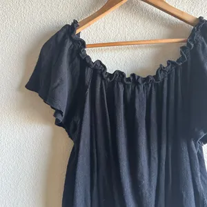 Free People Linen Blend Peasant Style Top thumbnail 9