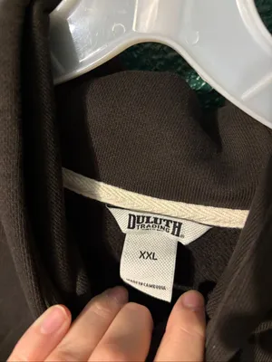 Duluth Women’s Heavyweight Gray Hoodie Sz XXL Pockets thumbnail 4