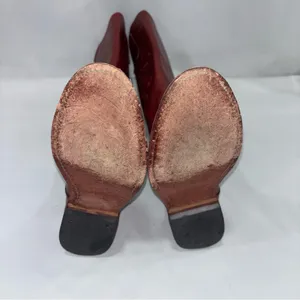 Frye Cherry Red Leather Riding Boots thumbnail 9