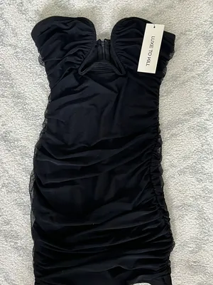 Luxe To Kill Black Mini Dress Size XS thumbnail 2