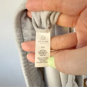 Aerie OFFLINE After Party Velour Jogger Sz M thumbnail 5