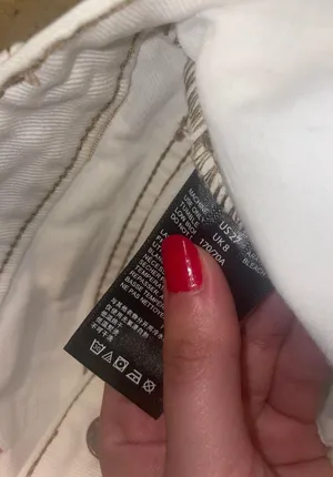 BDG white Mom Jeans thumbnail 3