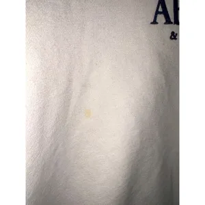 Abercrombie & Fitch Soft AF White Fleece Black Logo Long Sleeve Sweatshirt Sz L thumbnail 6