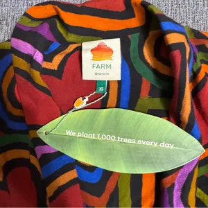 Farm Rio Rainbow Wild Hearts Maxi Dress thumbnail 6