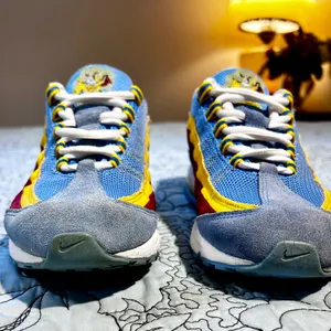 Nike Air Max 95 Zen University Blue Team Red Varsity Yellow White Sz 7 💛 thumbnail 3