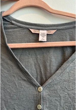 Victorias Secret Grey Loungewear Sweater thumbnail 4