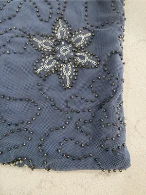 Embellished Strapless top in Slate Blue thumbnail 3