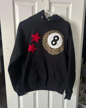 Leopard Print 8 Ball Hoodie Multi thumbnail 2