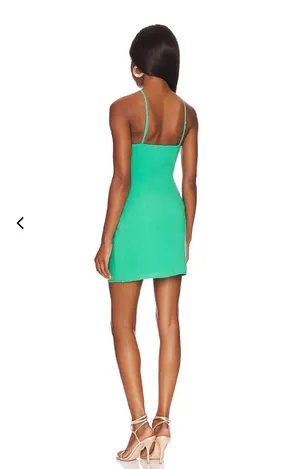Lovers & Friends Cindy Mini Dress Kelly Green Size XS thumbnail 2