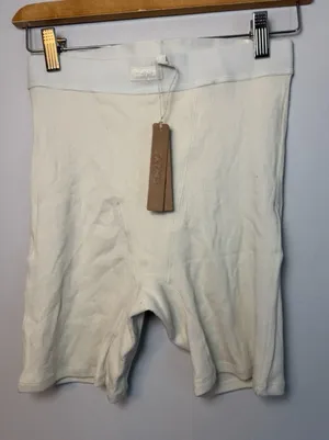 Skims Women's Cotton Rib Boxer Bone Sz M NWT $36 thumbnail 1