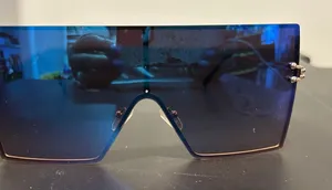 Blue Oversized Sunglasses thumbnail 1
