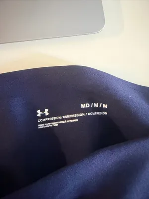 Under Armour Women's Navy Compression High-Rise Performance Leggings Size M NWT thumbnail 6