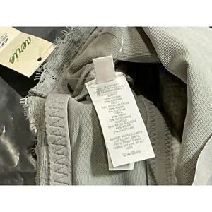 Aerie Ribbed Lace Trim Bralette Women's XL Gray Wireless Adjustable Straps NWT thumbnail 7