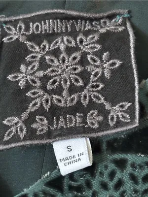 Johnny Was Teal Lace V-Neck Maxi Dress thumbnail 6