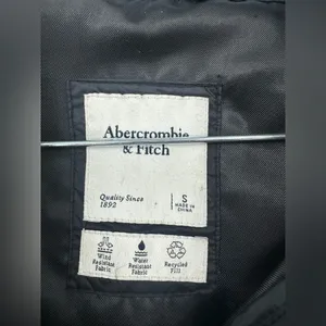 Abercrombie & Fitch‎ Ultra Puffer Black Coat Size Small thumbnail 3
