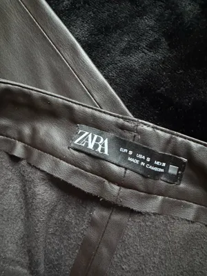 ZARA Leather Pants Faux thumbnail 3