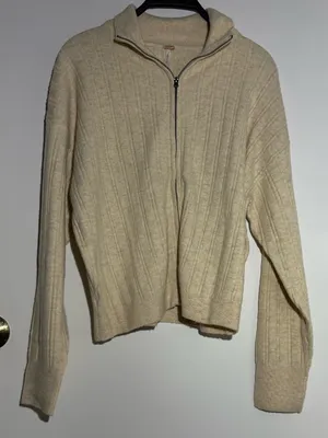 NWT Free People Beige Quincy Knit Mini Skirt Set thumbnail 6