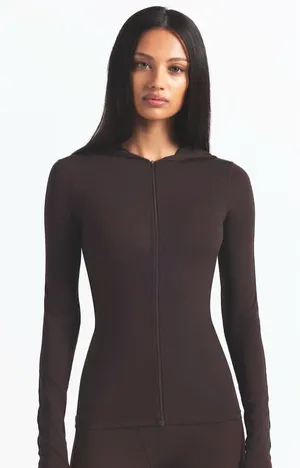SKIMS X Nike Weightless Zip Up Hoodie thumbnail 1