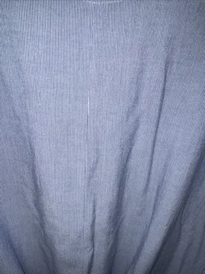 Madewell Dusty Blue Front-Tie Crop Top thumbnail 4