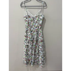 Likely Size‎ 12 Ariella Floral Cocktail Dress Midi Ruffles Feminine thumbnail 5