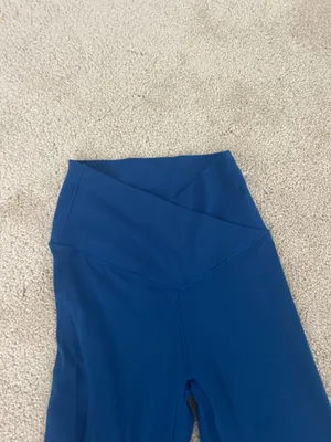 Aerie OFFLINE Blue Crossover Flare Leggings thumbnail 2