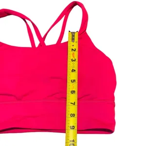 Lululemon Energy Bra Longline Women 8 Ripened Raspberry Strappy Medium Support thumbnail 5