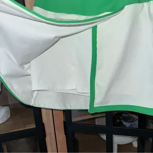 Amazon Kyodan Golf Tennis Skirt kelly Green colorblock contrast Skort asymmetrical mini thumbnail 5