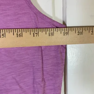 Garnet Hill Womens Purple Slub Cotton Peplum Sleeveless Tank Top Medium FLAW thumbnail 6