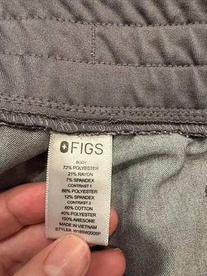Figs technical collection gray jogger scrub bottoms size XXlarge petite. thumbnail 9