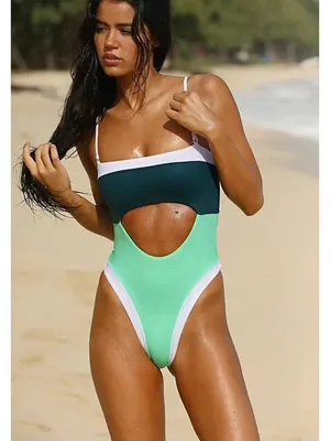 ONEONE Free People Alisha One-Piece Swimsuit in Spearmint Size Medium NWT thumbnail 9