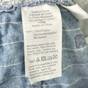 Madewell The Tall Perfect Vintage Crop Jean Pinstripe Blue White Women’s 30T thumbnail 12