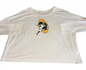 New Fanatics Green Bay Packers NFL Women's 3XL Long Sleeve Vintage Style T Shirt thumbnail 1